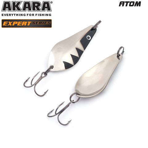 Блесна колеб. Akara Expert Атом 65 мм 14 гр. 13/SIL