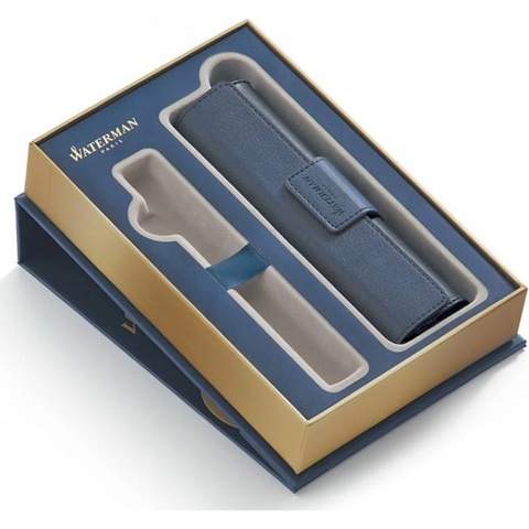 Набор подарочный Waterman Hemisphere Mars Black CT, ручка + чехол (1978718)