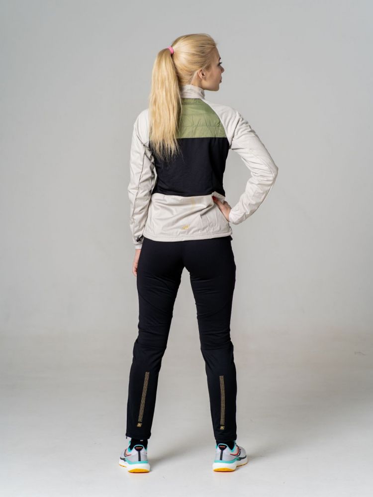 Женская лыжная куртка Noname Hybrid 22 green - 7