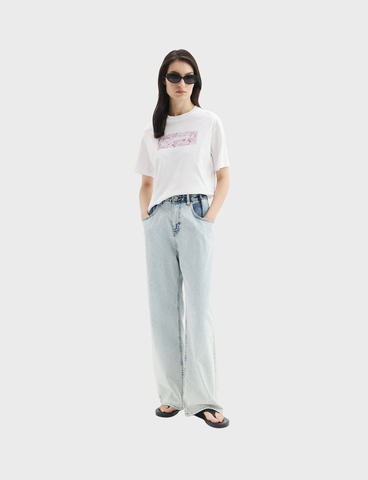 Футболка KARL LAGERFELD JEANS Reg Floral Logo Tee