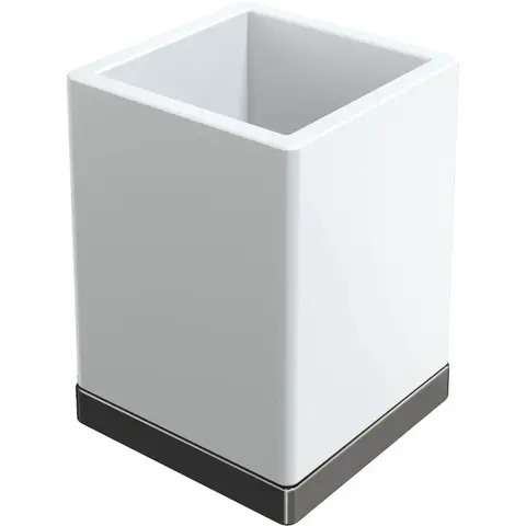 Boheme 10961-SGM Стакан настольный Qubic Shine Gun Metal