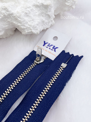 Молния YKK Джинс неразъемная тип 3 чернильная (темно-синяя) 058