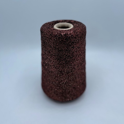 Torcitura di domaso (пр.Италия),art.Toreador, 8000 м / 100 гр. 66% Вискоза 34% Полиэстер( люрекс ), цвет-Черно-медный, арт.25585