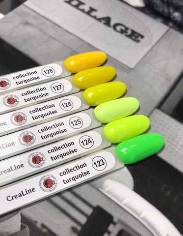 CreaLine Набор гель-лаков 6 шт по 10 мл тон 123-128