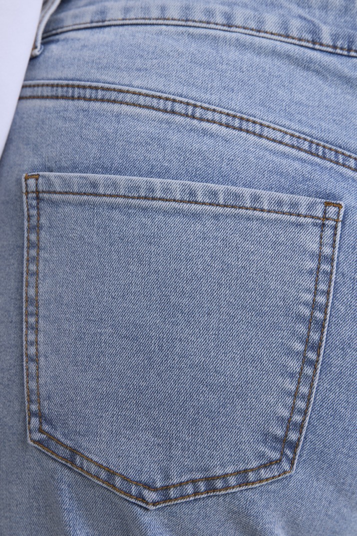 Джинсы straight fit, синий