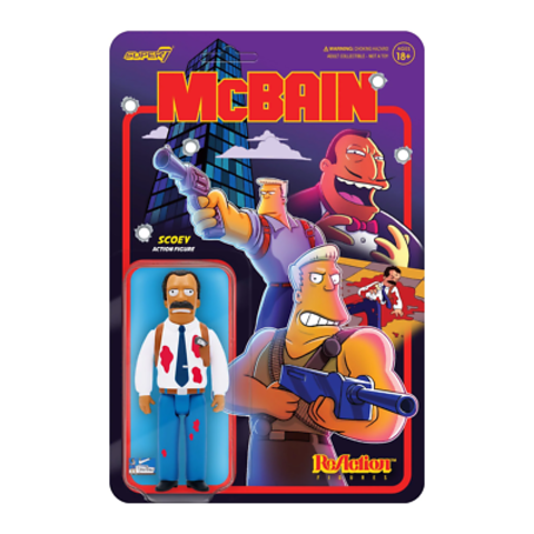 Коллекционная фигурка Super7 The Simpsons. McBain: Scoey