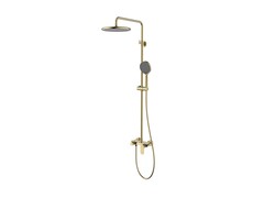 Aquatek AQ2960BG AQ2960BG АЛЬФА душевая система (смеситель для душа с встроенным изливом ) 250 мм, шлиф. золото фото