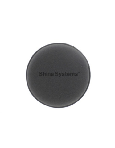 Shine Systems Wax Pad - Аппликатор черный поролоновый круглый 10*2