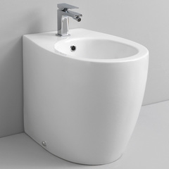 ArtCeram Step STB002 01 00 BI Биде напольное приставное, цвет: белый фото
