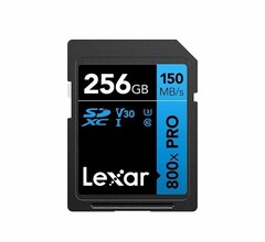 Карта памяти LEXAR Pro 800x SDXC UHS-1 U3 V30 256 ГБ, для компактных фотоаппаратов и видеокамер