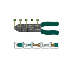 KRAFTOOL MK-7, 0.75 - 6 мм2, многофункциональный стриппер (22661)