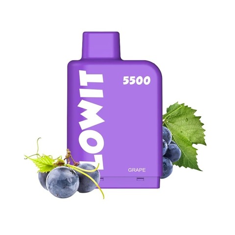 Картридж ELF BAR 5500 LOWIT Виноград - Grape