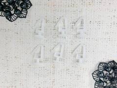 Крючки карнизные, р. 1,4х2,7 см, белый