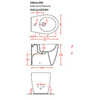 ArtCeram Step STB002 01 00 BI Биде напольное приставное, цвет: белый