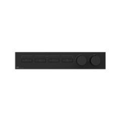 Gessi Hi-Fi 63016#706 Термостат для душа, с включением до 4 источников одновременно (внешняя часть), цвет: Black Metal PVD фото