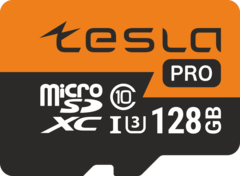 Карта памяти ТЕСЛА (TESLA) 128Гб microSDXC, C10/UHS-I U3 (TSLMSD128GU3)