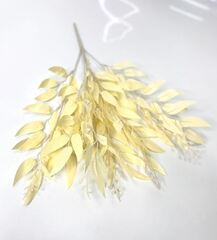 Растение искусственное, Рускус кустовой, Айвори, 53 см