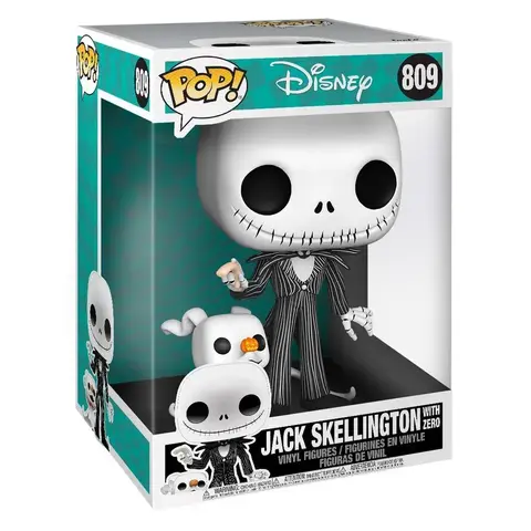 Фигурка Джек Скеллингтон с Зеро 25 см Funko POP! 809 Оригинал!