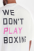 Футболка Boxraw We Don`t Play Boxing Белый/розовый