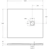 BelBagno TRAY-MR-UNO-AH-100/80-35-W-BO Поддон из искусственного мрамора в комплекте с сифоном с белой матовой декоративной накладкой