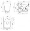 BelBagno BB104SC Сиденье дюропластовое с быстросъёмными петлями, механизмом Soft Close, цвет: белый