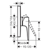 Hansgrohe Metropol 32565340 Смеситель для душа, СМ, BBC