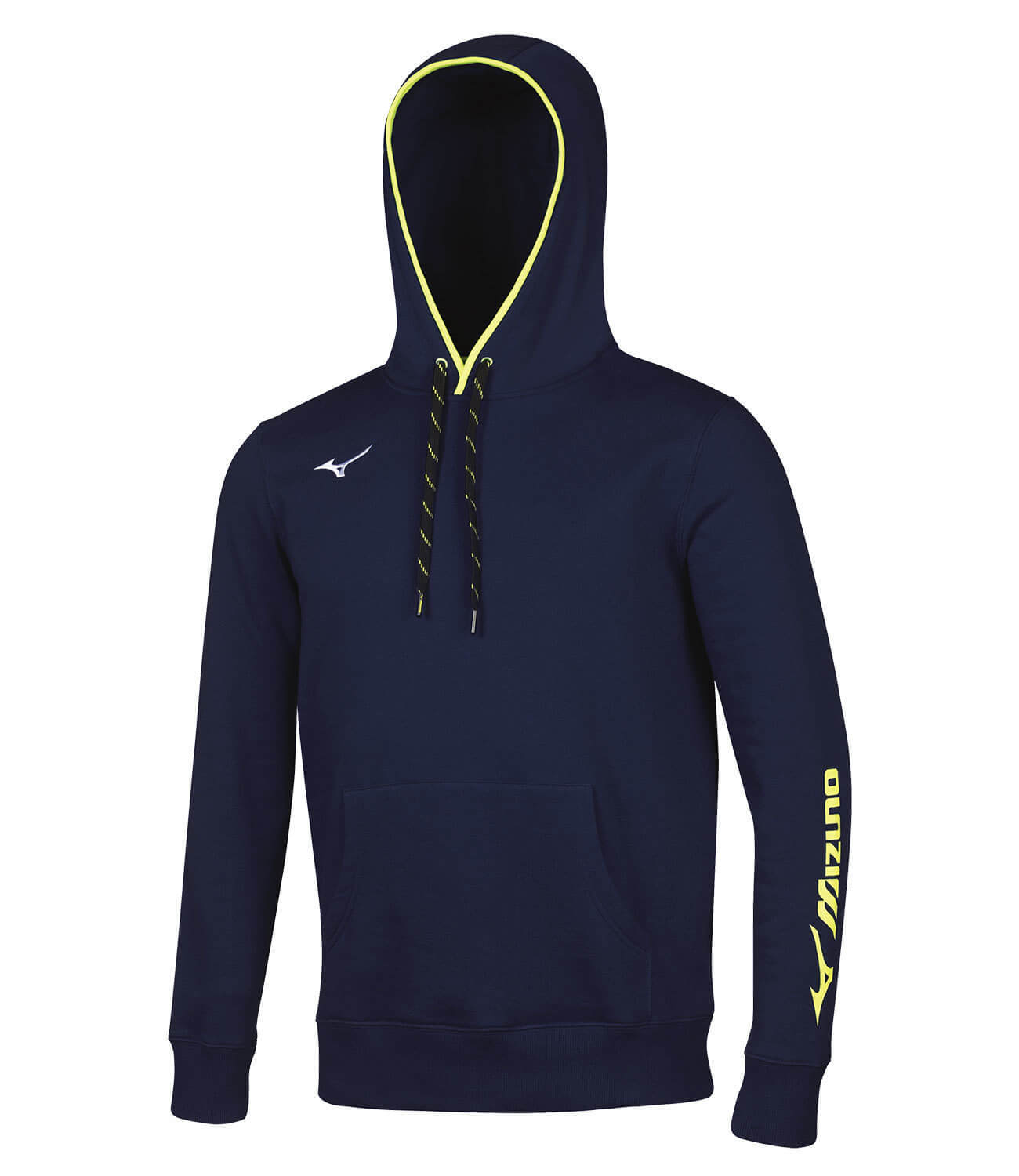 Mizuno Sweat Hoodie мужская толстовка темно-синяя