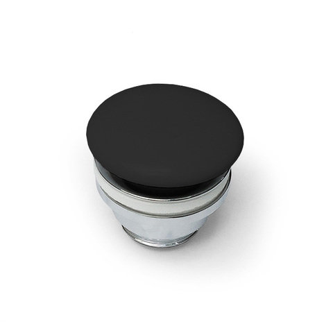 ArtCeram ACA038 03 00 NERO Донный клапан для раковин, цвет: черный глянец