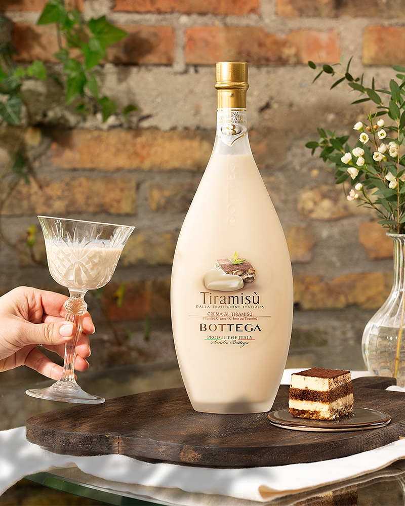 Крем Ликер Bottega Крема Аль Тирамису 17%, 0,5 л, Италия