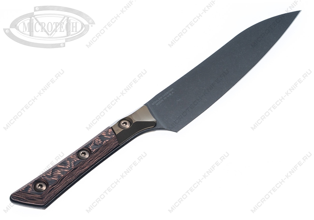 Нож Microtech Kitchen Utility 3400B-1DLCLWCFS Bolster