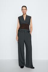 Massimo Dutti брюки на резинке - STUDIO, нефтяной
