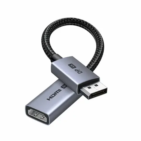 Кабель-адаптер UGREEN DP139 (95418) DP Male To HDMI Female 4K@60Hz, 0,2, черный