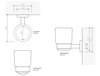 Decor Walther Basic 0530960 Стакан, цвет: чёрный