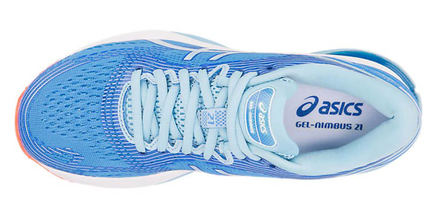 Asics Gel Nimbus 21 кроссовки для бега женские голубые - 4