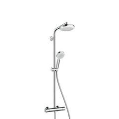 Hansgrohe Crometta 27264400 Душевая система с термостатом внешнего монтажа 109,9 см с верхней лейкой 18х18 см фото