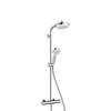 Hansgrohe Crometta 27264400 Душевая система с термостатом внешнего монтажа 109,9 см с верхней лейкой 18х18 см