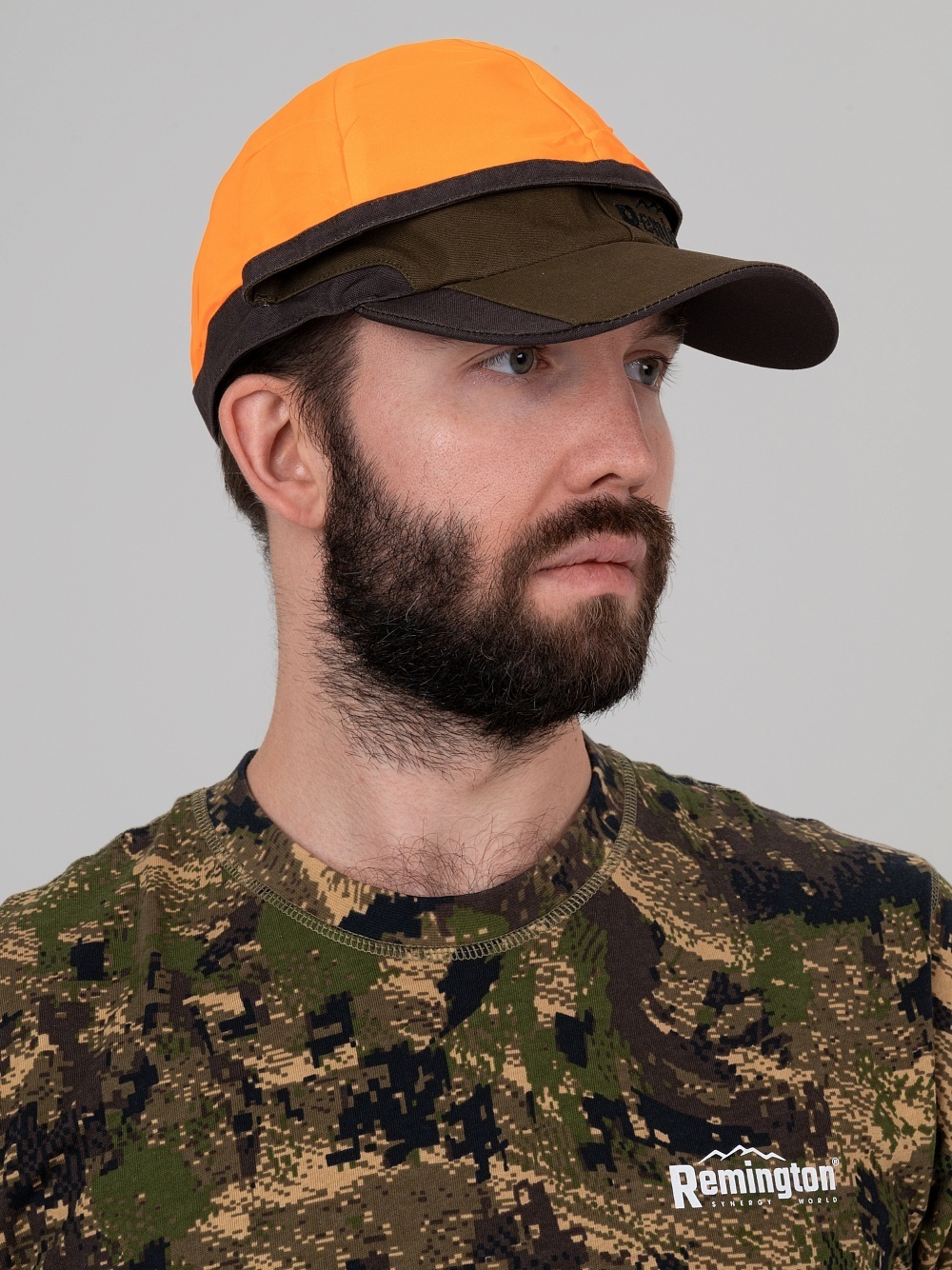 Кепка двусторонняя Remington Signal green/orange