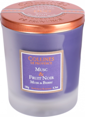 Свеча Collines 180гр Дуэт Musc & Fruit Noir