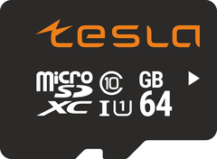 Карта памяти ТЕСЛА (TESLA) 64Гб microSDXC, C10/UHS-I U1 (TSLMSD064GU1)