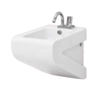 ArtCeram La Fontana 2.0 LFB001 01 00 BI*1 Биде подвесное, цвет: белый