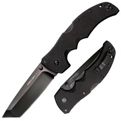 Фото Складной тактический нож Cold Steel Recon 1 Tanto, сталь CPM-S35VN, рукоять G10, черный