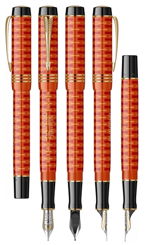 Ручка перьевая Parker Duofold 100th Anniversary LE, Red GT, M (2123550)