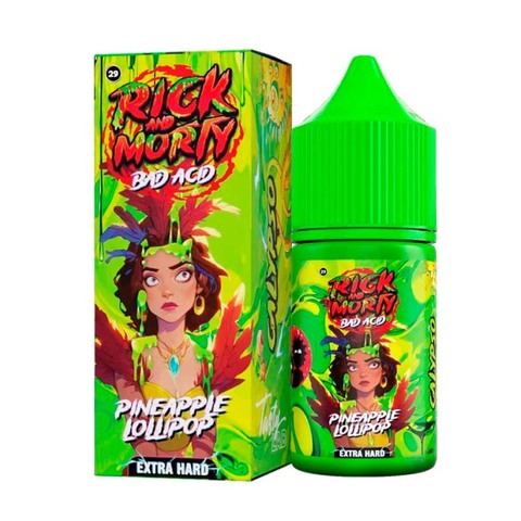 Rick & Morty Bad Acid Salt 2% Extra HARD 30 ml - Ананасовые леденцы