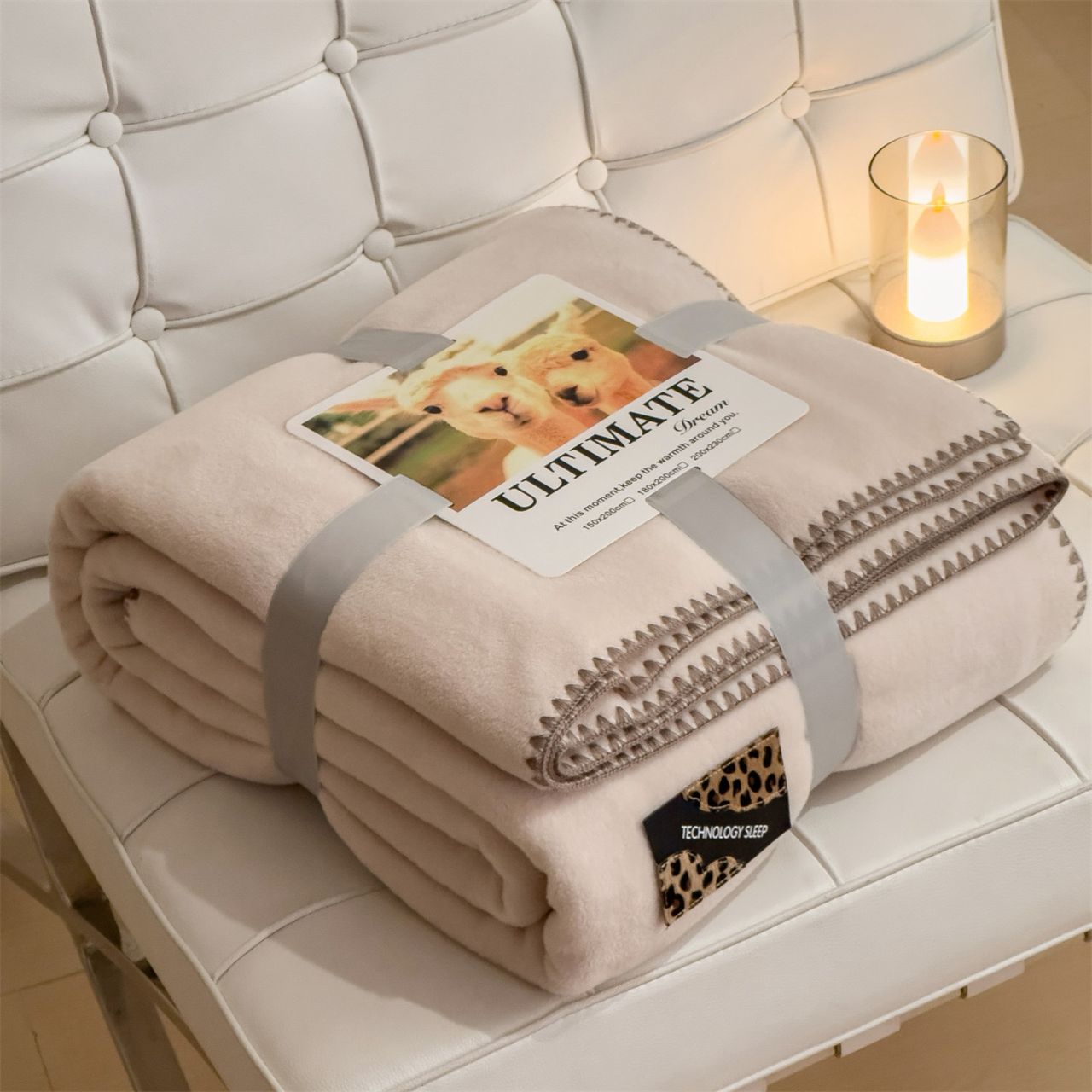 ZEPHYR HOME Плед  200х230 Бежевый