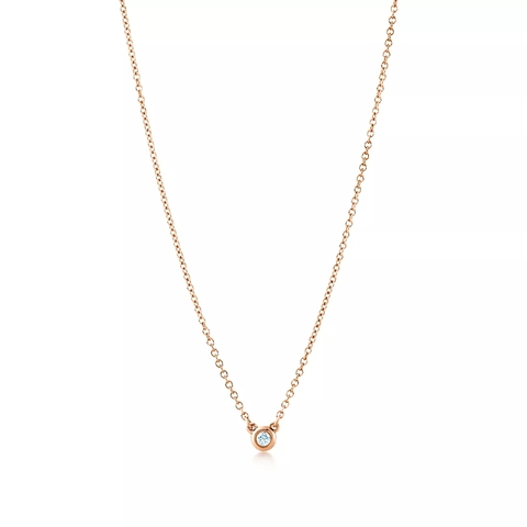 Подвеска из розового золота с бриллиантом, Tiffany👑Diamonds by the Yard. 0.03ct