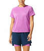 Asics Icon Ss Top футболка для бега женская фиолетовая - 1