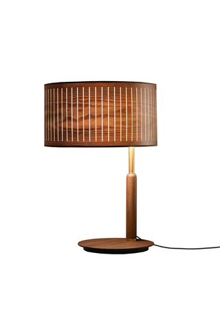 Фото: Настольная лампа (торшер) Nomon AUTUMN TABLE Walnut/Gold - основной вид