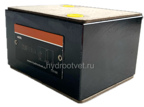Фото Z1S10F-3-30/V - Обратный клапан модульного монтажа Ду10 обратный клапан в канале A и B  (со стороны плиты), давление открытия 5 бар