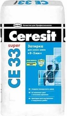 Затирка для швов с антигрибковым эффектом карамель фольга 2кг Ceresit CE 33 Группа №1