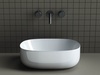 Ceramica Nova Element CN6018 Умывальник чаша накладная овальная, 46x35, цвет: белый